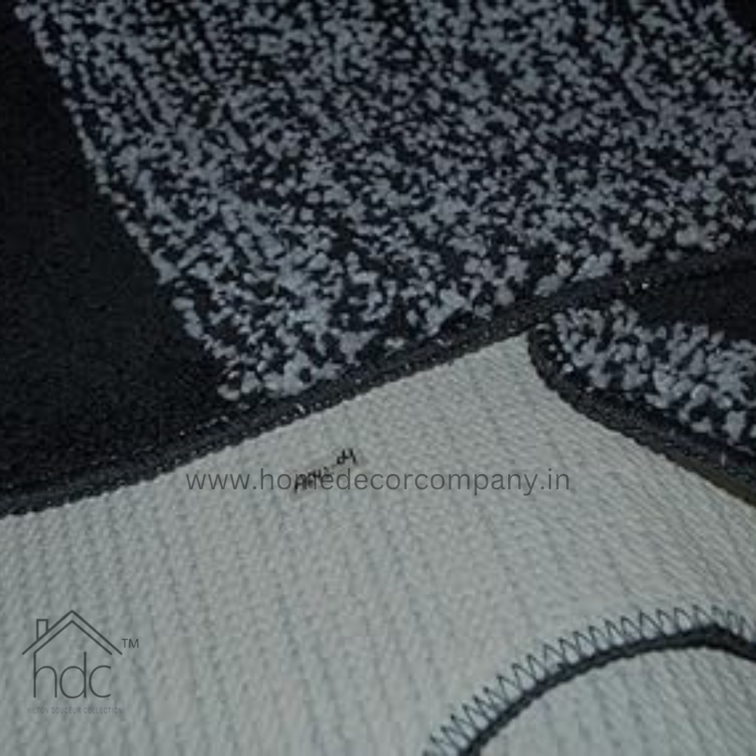 Hdc 40*60, 40*50 CM Modern Solid 1500 GSM A20 Microfiber Contour Mat Super Absorbent/Anti-Skid Contour Mats for Bathroom/Bedroom/Door Mat/Kitchen/Floor Mat (Blue)