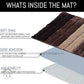 Hdc Bathmat 2500 GSM Microfiber Anti Skid Water Absorbent Machine Washable and Quick Dry Luxury Mats for Bathroom, Kitchen, Entrance (40cm x 60cm, Brown, Pack of 1)