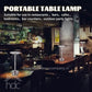 Hdc Wireless Table Lamp, Rechargeable Battery LED Desk Lamp with Touch Control and 3 Color Stepless Dimming,USB Charging Portable Lamp for Restaurant/Camping/Bar/Bedroom(Grey)