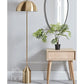 Hdc Antique Brass Metal Floor lamp with Shade Living Room Standing lamp