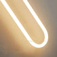 HDC Nordic Minimalist Copper Loop Acrylic Wall Lamp Ring LED Wall Light for Living Room Bedroom