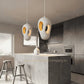 HDC American Vintage Concrete Drawstring Resin Chandelier New Designer Bar Restaurant Chandelier