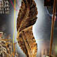 HDC Gold Feather Shape Modern Led Wall Decor Light Home Decorative Nordic Luxury Wall Lamp