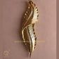 HDC Gold Feather Shape Modern Led Wall Decor Light Home Decorative Nordic Luxury Wall Lamp