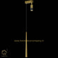 HDC Creative Geometric Line Star Led Pendant Lamp With Led Spotlight Cone Round Gold Black Lighting
