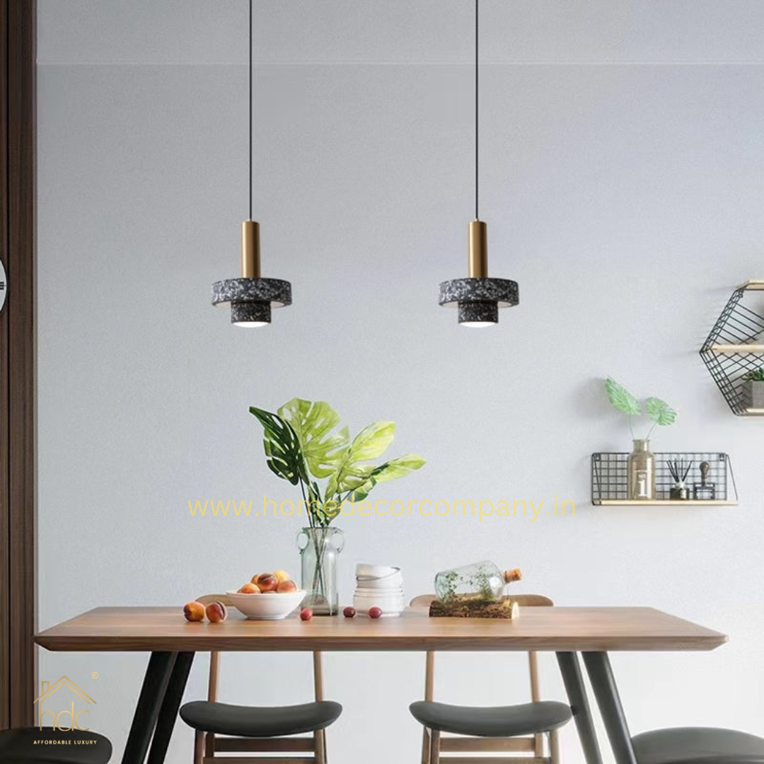 Hdc Modern Design Castor Pendant Lamp Black LED Pendant Light