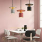 Hdc Modern Nordic Concrete Stone Pendant Hanging Lamp Tarrazzo for Living Dining Room (White)