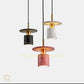 Hdc Modern Nordic Concrete Stone Pendant Hanging Lamp Tarrazzo for Living Dining Room (White)