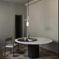 Hdc Modern Nordic Concrete Stone Pendant Hanging Lamp Tarrazzo for Living Dining Room (White)