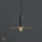 Hdc Modern Nordic Modern Minimalist Bedroom Bedside Black Long Line Pendent Lamp Designer Light Luxury Restaurant Natural Stone Droplight (Black)
