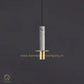 HDC Modern Nordic Modern Minimalist Natural Stone Droplight Pendant Lamp For Living Room Luxury Restaurant (White)