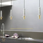 Hdc Modern led Gold White Stone Minimalist Bedroom Bedside Black Long Line Pendent Lamp Designer Light Luxury Restaurant Natural Stone Droplight (White)