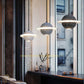 Hdc Modern LED Planet Shape Industrial Cement Hanging Lamps for Restaurant Bar Island Kitchen