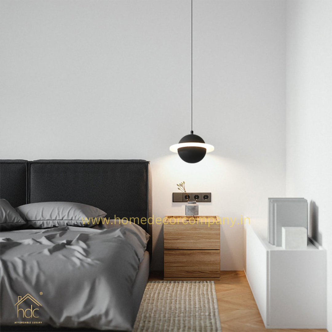 Hdc Modern LED Planet Shape Industrial Cement Hanging Lamps for Restaurant Bar Island Kitchen