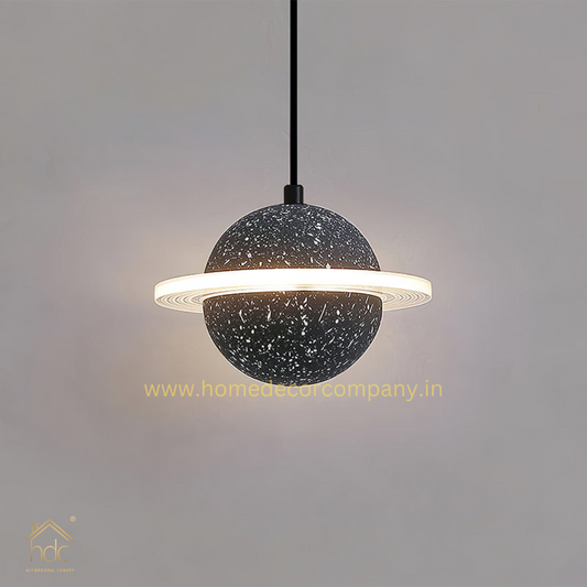 Hdc Modern LED Planet Shape Industrial Cement Hanging Lamps for Restaurant Bar Island Kitchen