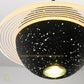 Hdc Modern LED Planet Shape Industrial Cement Hanging Lamps for Restaurant Bar Island Kitchen