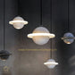 Hdc Modern LED Planet Shape Industrial Cement Pendant Light Hanging Lamps for Restaurant Bar Island Kitchen