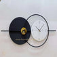 Hdc Modern and Fashionable Wall Mounted Clock Living Room Minimalist Home Decoration Silent Wall Clock