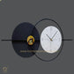 Hdc Modern and Fashionable Wall Mounted Clock Living Room Minimalist Home Decoration Silent Wall Clock