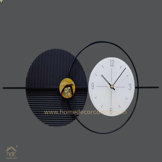 Hdc Modern and Fashionable Wall Mounted Clock Living Room Minimalist Home Decoration Silent Wall Clock