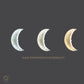 HDC Led Moon Wall Light Outdoor Indoor Light - Tricolor