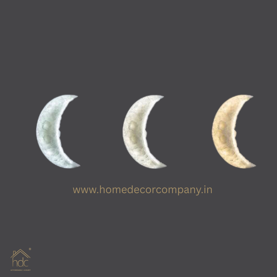 HDC Led Moon Wall Light Outdoor Indoor Light - Warm White
