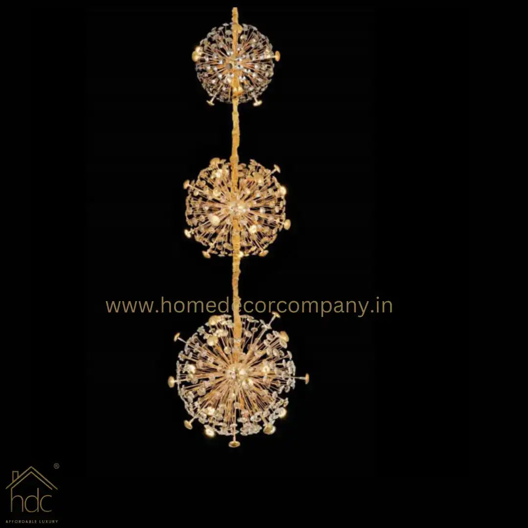 HDC 3 Fireworks Double Height Chandelier