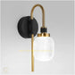 HDC LED Acrylic Black Gold Frost Wall Light Living Dining Bedside Light - Tricolor