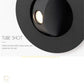 HDC LED 6W Black Bedside Wall Light with Pop Up Adjustable Spot - Warm White