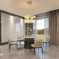 HDC Led Nordic Glass Chandelier Circle Pendant Light Creative Personality Circle Dining Room Chandelier
