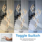 HDC 20-LIGHT LED Modern ring DOUBLE HEIGHT STAIR CHANDELIER - WARM WHITE