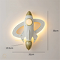 Hdc Kids Rocket LED Wall Light – Modern Space Theme Decorative Wall Lamp