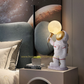 Hdc Children's Modern LED Desk Lamp 3D Moon Astronauts Design Eye Protection for Dormitory & Office PC Body Desktop Display Lamp