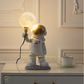 Hdc Children's Modern LED Desk Lamp 3D Moon Astronauts Design Eye Protection for Dormitory & Office PC Body Desktop Display Lamp