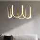 HDC 600mm Gold Metal LED Chandelier Hanging Suspension Lamp - Tricolor