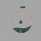 Hdc Europe Mid Century Metal Wall Clock Wrought Iron Antique Look Round Wall Hanging Clock New Style Bedroom Decoration Clock