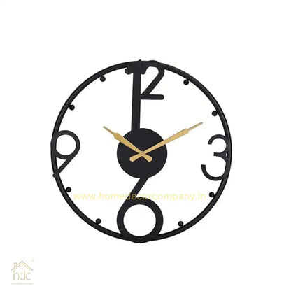 Hdc Metal Figures Themed Roman Modern Time Piece Large Hanging Decorative Wall Analog Clock with Sculpture Art