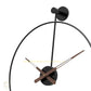 Hdc Minimalist Double-walled Iron Silent Home Watch Simple Design Living Room Office Art Wall Decor Clock