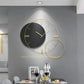 Hdc Latest Design Metal Luxury Wall Clock Dinner Room Bedroom & Office Wall Mounted Decorative Wall Clock & Wall Art - HDC Lights