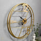 Hdc Golden European Modern Wall Clock Colorful Metal Stereo Retro with Quartz Needle Creative Living Room - HDC Lights