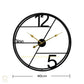 Hdc Black European Modern Wall Clock Colorful Metal Stereo Retro with Quartz Needle Creative Living Room - HDC Lights