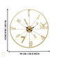 Hdc Antique Big Golden Size Hanging Roman Number Watch for Living Room, Decorative Analog Wall Clock, Bedroom, Office Wall Clock for Home Decor - HDC Lights