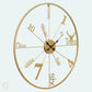Hdc Antique Big Golden Size Hanging Roman Number Watch for Living Room, Decorative Analog Wall Clock, Bedroom, Office Wall Clock for Home Decor - HDC Lights