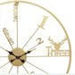 Hdc Antique Big Golden Size Hanging Roman Number Watch for Living Room, Decorative Analog Wall Clock, Bedroom, Office Wall Clock for Home Decor - HDC Lights
