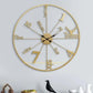Hdc Antique Big Golden Size Hanging Roman Number Watch for Living Room, Decorative Analog Wall Clock, Bedroom, Office Wall Clock for Home Decor - HDC Lights