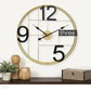 Hdc Modern Fashion Nordic Creative Minimalist Living Room Home Wall Decoration Art Metal Clock Decor Large Wall Clock - HDC Lights