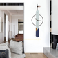Hdc Nordic Minimalist, Vertical Wall Clock Design Rectangular Panel Wall Clocks For Home Decoration