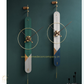 Hdc Nordic Minimalist, Vertical Wall Clock Design Rectangular Panel Wall Clocks For Home Decoration