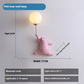 Hdc Lovely Design Little Bear Wall Lamp Modern Children's Bedroom Bedside Decoration Background Wall Lighting