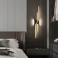 HDC 600mm Long Linear Black LED Line Light Zig Zag Wall Lamp - Tricolor